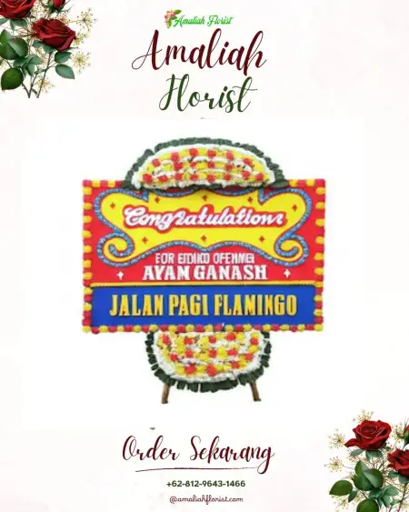 Sewa Papan Bunga Sisik