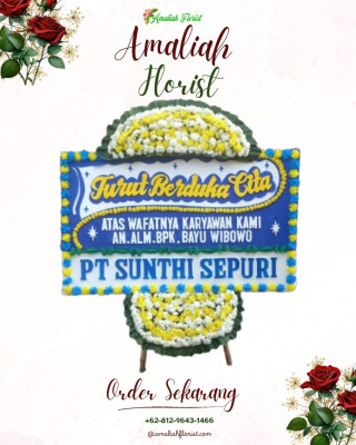 Papan Bunga Duka di Sisik